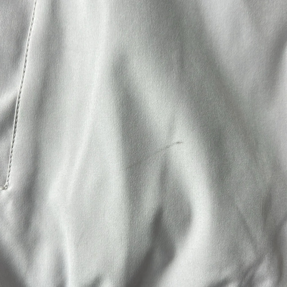 Wulful Jacket Gray White Casual Lightweight Bomber Jacket Size Large Zip Up - Picture 5 of 13